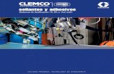Sellantes y adhesivos - Clemco International · 2020. 3. 12. · lubricantes, sellantes y adhesivos, así como potentes equipos para contratistas. Las investigaciones en curso de