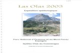 r Las Olas 2003 r - ffspeleo.frrapports-expeditions.ffspeleo.fr/2003-008.pdf · 2017. 3. 5. · r r las Olas 2003 Présentation Suite à l'expédition «Las Olas 2002 »réalisée