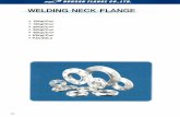 WELDING NECK FLANGE · 2012. 7. 20. · REMARKS : 1. Flange of parenthesized nominal diameter had better not be used 2. The Fl ange gasket surface is based on “large raised facing"