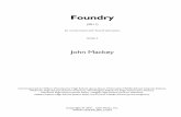 Foundry · 2020. 12. 31. · 3 Trumpets in Bb 2 French Horns 3 Trombones Euphonium Tuba Percussion: (12 players preferred) * Timpani (tuning, low-to-high : G, Bb, D, A) Xylophone