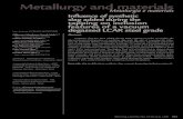 Gilberson Mendonça Storck Melo et al. Metallurgy and materials · Gilberson Mendonça Storck Melo et al. RM, Int. ng. J., Ouro Preto, 73(4), 513521, oct. dec. 2020 3. Results and
