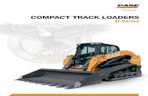 COMPACT TRACK LOADERS - CNH Industrial€¦ · CASE compact track loaders are compatible with more than 250 buckets, forks, brooms, augers, rakes, grapples, hydraulic hammers, snow