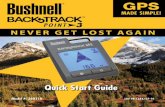 3 NEVER GET LOST AGAIN - Bushnell...3 Control & display Guide Note: Display as shown above is for reference purposes only. All icons and data will not appear simultaneously on the