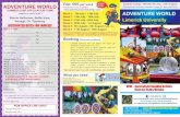 Adventure World Summer Camp UL 1 · ADVENTURE WORLD SUMMER CAMP APPLICATION FORM LIMERICK UNIVERSITY Bernie Heffernan, Bulfin View, Nenagh, Co. Tipperary DISCOUNTED RATES FOR FAMILIES