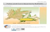 ISSN 2545 -9309 Palay and Corn Quarterly Bulletin Volume 5 ... and...¢  SOCCSKSARGEN, Cagayan Valley,