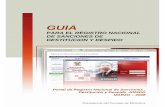 GUIA · 2008. 3. 19. · Guía para el Registro Nacional de Sanciones de Destitución y Despido – RNSDD Presidencia del Consejo de Ministros 4 2.2 Registro de Usuario Administrador