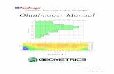 Software for Data Analysis of the OhmMapper OhmImager … · method (SeisImager/SW1D, SW2D) and a downhole seismic (SeisImager/DH). Refer to OhmMapper TR1 Operation Manual for general