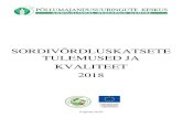 SORDIVÕRDLUSKATSETE TULEMUSED JA KVALITEET 2018 · 2020. 3. 6. · 3 EESSÕNA Kogumikku „Sordivõrdluskatsete tulemused ja kvaliteet” antakse välja Põllumajandusuuringute Keskuse