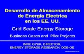 CIGRE – Comité Chileno - Grid Scale Energy Storage · 2018. 4. 20. · 100kW / 400kWh UET Vanadium Redox Battery Storage Energized Sept. 22, 2017 100% fiber-optic community wide
