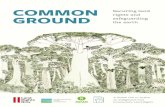 Common Ground: Securing land rights and safeguarding the earth · 2018. 1. 25. · Acknowledgements This report is the product of a wide collaboration. The publishers acknowledge