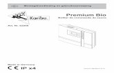 4547 ECON H1 Karibu Premium Bio nl - Hagebau · 2021. 1. 17. · IP x4 Made in Germany Druck Nr. 29344547nl 27.13 Premium Bio Art. Nr. 62956 NL Montagehandleiding en gebruiksaanwijzing