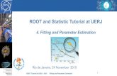 ROOT and Statistic Tutorial at UERJ - CERN · ROOT Tutorial at UERJ - 2015 Fitting and Parameter Estimation ROOT and Statistic Tutorial at UERJ 4. Fitting and Parameter Estimation