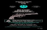 Redhawk Revolver pdf v4pdf.textfiles.com/manuals/FIREARMS/ruger_redhawk.pdflesions graves y la muerte. Evite que los niños tengan accesso a las armas de fuego guardándolas siempre