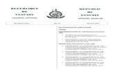 REPlJBLIQUE REPUBLICREPlJBLIQUE DE VANUATU JOURNAL OFFICIEL 09 JUILlET 2012 REPUBLIC OF VANUATU OFFICIAL GAZETTE NO. 23 09 JULY 2012 NOTIFICATION OF PUBLICATION …