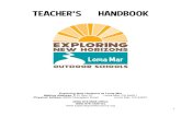 TEACHER’S HANDBOOK - Exploring New Horizonsexploringnewhorizons.org/wp-content/uploads/TEACHER... · 1 TEACHER’S HANDBOOK Exploring New Horizons at Loma Mar Mailing Address: P.O.