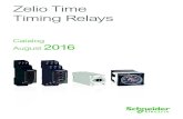 Zelio Time Timing Relays - pneumatykanet.plThe Zelio Time relays also feature: b Wide power supply range from 24 to 240 V z b Single or multi timing ranges from 0.02 s to 300 hrs b