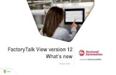 FactoryTalk View version 12 - официальный сайт Belorg,by · 2020. 9. 15. · FactoryTalk View SE Client, or FactoryTalk ViewPoint SE Clients • Scripts run on the