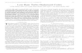 Low-rate turbo-Hadamard codes - Department of EEliping/Research/Journal/90...mard codes, iterative decoding, spread spectrum, turbo codes. I. INTRODUCTION THE ultimate capacity of