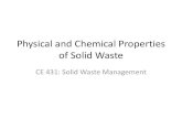 Physical and Chemical Properties of Solid Waste 2_431.pdfCategories of solid waste Table 2.1 • Household • Commercial • Institutional • Civic Amenity • Treatment Plants •