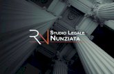 STUDIO LEGALE NUNZIATA · 2020. 11. 18. · Lo studio legale Nunziata, con sede in Monza, Via San Gottardo n. 91, nasce nel 2006 con il preciso intento di rappresentare per i Suoi