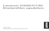 Lenovo V330/V130 Korisničko uputstvo · Korisničko uputstvo Lenovo V330-15ISK Lenovo V330-15IKB Lenovo V130-15IGM Lenovo V130-15IKB 81AW 81AX 81HL 81HN. i Sadržaj Poglavlje 1.