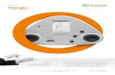 Inventis • Triangle...Triangle is a battery-operated, portable screening audiometer, capable of performing automatic and manual pure tone audiome-try exams in air conduction as well