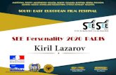 SEE PERSONALITY 2020 PARIS - Kiril Lazarov - bankarstvo.mk · Kiril Lazarov SEE Personality 2020 PARIS 27-31. 05. Berlin 2020 / 2-6. 06. Paris 2020