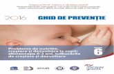 GHID DE PREVENTIE. Vol. 62.2 Măsurători antropometrice pentru evaluarea creșterii, dezvoltării și stării de nutriție la copil 33 2.2.1 Pregătirea pentru măsurarea greutății