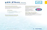 pH-Plus eitdepot flüssig - ESTA Poolshop · 2012. 2. 27. · Sicherheitshinweise siehe Rückseite YBb pH-Plus x eitdepot flüssig Alkalischer Wirkstoff zur pH-Wert-Erhöhung von