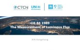 CIE 84 1989 The Measurement of Luminous Flux - CTCN- Direct electronic integration with display of the luminous flux after evaluation of the illuminance distribution over the whole