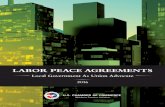 LABOR PEACE AGREEMENTS - U.S. Chamber of CommerceLabor peace ordinances most often cover hotels, restaurants, casinos, other hospitality facilities, and airports, although any facility