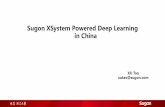 Sugon XSystem Powered Deep Learning in China 单击此处编辑母 … · Chengtu, Nanking, Baotou, Harbin, Urumchi, Yichang, Hebi and so on. Relying on the existing cloud mall platform,