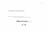 USER MANUAL - WELDESweldes.de/manuals/ShermanDIGITIG200ACDCMultipro/en.pdf · 2019. 5. 31. · 4 3. GENERAL DESCRIPTION DIGITIG 200AC / DC MULTIPRO is used for manual welding, and