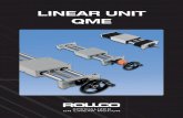 LINEAR UNIT QME - Rollco...QME12 QW12 54 QME20 QW20 64 QME30 QW20 70 Hand wheel, locking device, position indicator (option WL and WIL) Locking device and mechanical position indicators
