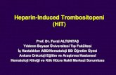 Heparin-Induced Trombositopeni (HIT)Kazanılmı Trombofili I. Antifosfolipid antikor sendromu • Pıhtılama yöntemine dayalı Ab tespiti • Lupus antikoagülan (IgG) • ELISA