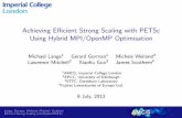 Achieving Efficient Strong Scaling with PETSc Using Hybrid ......Three layer cake for shared-memory programming. In Proceedings of the 2010 Workshop on Parallel Programming Patterns,