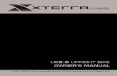 UB2.0 UPRIGHT BIKE - XTERRA FitnessJul 22, 2014  · UB2.0 Urght Be 4 1. Locate the Console Mast (2) and slide on the Console Mast Cover (48).Make sure the cover is facing the correct