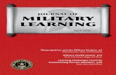 military journal of - Army University Press Home...the Journal of Military Learning (JML), the Army University’s professional educational journal. As the editor in chief of the JML,