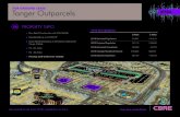 FOR GROUND LEASE Tanger Outparcels...Tanger Outlets + T1: .61 Acres + T2: .46 Acres + Pricing: Call broker for details FOR GROUND LEASE Tanger Outparcels 2018 Demographics 3 Miles