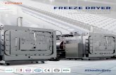 FREEZE DRYER...FREEZE DRYER 50 to 500kg/Batch for BIO SCIENCE/FOOD INDUSTRY SPECIFICATION LP50-500 SERIES Process Control 1. Lyophilization process Loading → Freezing → Primary