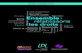 guide d’animation - Ligue des droits et libertés · 2014. 6. 20. · baene, Vincent Greason, laurence lagouarde, doris Provencher, l ysiane roch, marie-Hélène senay. Révision