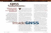 GNSS Solutions...16 InsideGNSS m ay/june 2009 GNSS Solutions: V ector tracking loops are a type of receiver architecture. The difference between traditional receivers and those that