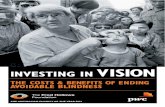 INVESTING IN VISION - The Fred Hollows Foundation...after their cataract surgery, compared to before. TRUE RETURN MUCH HIGHER Importantly, this is a conservative estimate and the true