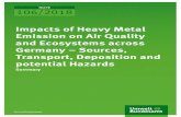 Impacts of Heavy Metal Emission on Air Quality and ......2018/12/13  · 106/2018 TEXTE Impacts of Heavy Metal Emission on Air Quality and Ecosystems across Germany – Sources, Transport,