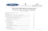 2010 MY OBD System Operation Summary for Gasoline Engines · 2010. 3. 9. · FORD MOTOR COMPANY REVISION DATE: APRIL 6, 2009 PAGE 4 OF 235 Introduction – OBD-I, OBD-II and EMD OBD-OBD