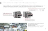 Circuit breakers for transformer protection · 2019. 2. 11. · 2CDC131062C0201 ABB MOTOR PROTECTION AND CONTROL MS132-T circuit breakers for transformer protection 0.10 to 25 A –