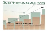 MELTRON - Analyst Group · Meltron designar, tillverkar och säljer LED-belysning primärt inom kundsegmenten djurstallar och industri-belysning, vilka är baserade på över 20 års
