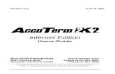 AccuTerm 2K2 Internet Edition Reference Manual...AccuTerm 2K2 (or any version of AccuTerm) installed on your computer, be sure to install AccuTerm 2K2 Internet Edition into the same
