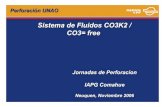 Sistema de Fluidos CO3K2 / CO3= free NqN... · 2006. 11. 23. · Kla-Gard K 2CO 3 OBM. Sistema CO3K2 / libre CO3=. Formulación típica. Sistema CO3K2 / libre CO3=. Teoría del perfil