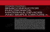 SEMICONDUCTOR AND SIMPLE CIRCUITSnot to be ...(ii) Semiconductors: They have resistivity or conductivity intermediate to metals and insulators. ρ ~ 10–5 – 106 Ω m σ ~ 105 –